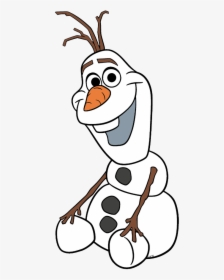 Olaf Clipart Black And White, HD Png Download, Free Download