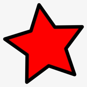 Red Star Clip Art - Red And Black Stars, HD Png Download, Free Download