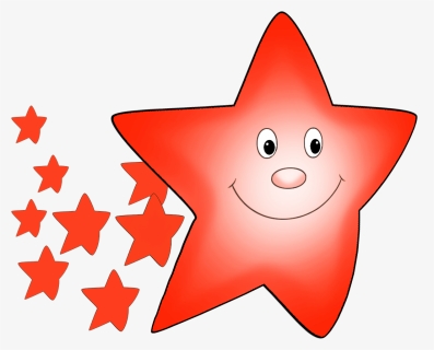 Vector Black And White Download Orange With Smaller - Stars Gif Cartoon Png, Transparent Png, Free Download