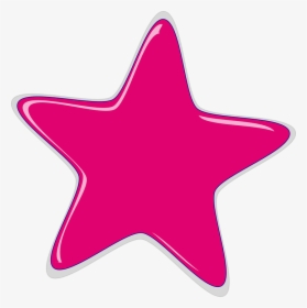 Red Star Clipart - Pink Star Clipart, HD Png Download, Free Download