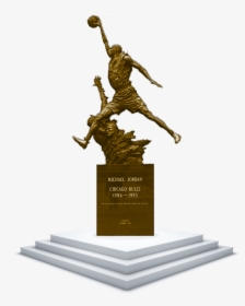 Air Jordan Xvii - Michael Jordan Statue Png, Transparent Png, Free Download
