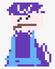 Waluigi-i Am So Tired And @ My Aunts - Transparent Pixel Link Gif, HD Png Download, Free Download