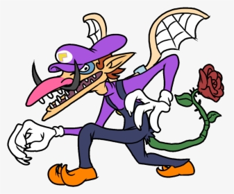 Look It Is Waluigi He Made It Into Smash After All - Cartoon, HD Png Download, Free Download