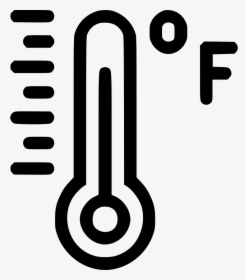 Temperature Thermometer Reading Fahrenheit Measurement - Transparent Temperature Icon Png, Png Download, Free Download