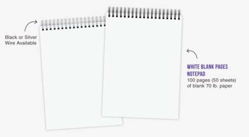 Blank Notepad Png Download - Sketch Pad, Transparent Png, Free Download