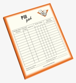 Pill Notepad - Medication Reminder Book, HD Png Download, Free Download