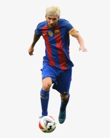 Messi Png Foot Fc Barcelona Soccer - Messi 2017 Png, Transparent Png, Free Download