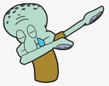 Dab Is Dead - Squidward Dab Transparent Background, HD Png Download, Free Download