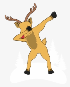 Reindeer Dab Png, Transparent Png, Free Download