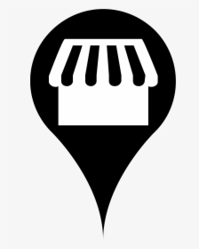 White Map Icon Png - Google Maps Shop Logo, Transparent Png, Free Download