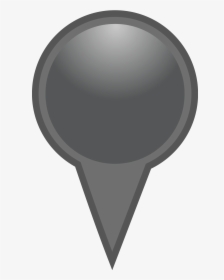 Black Map Marker Clip Arts - Warning Icon, HD Png Download, Free Download