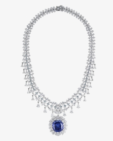 Victoria Queen Blue Necklace - Necklace, HD Png Download, Free Download