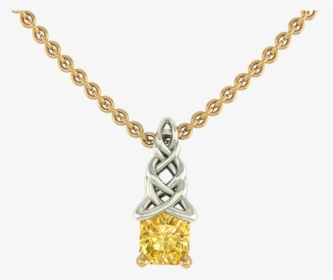 Yellow Diamond Pendant 03 - Necklace, HD Png Download, Free Download