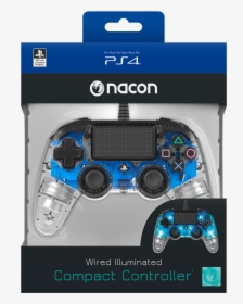 Nacon Wired Illuminated Compact Controller - Nacon Wired Compact Controller Ps4, HD Png Download, Free Download