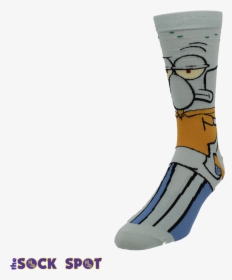 Nickelodeon Spongebob Squarepants, Squidward 360 Cartoon - Sock, HD Png Download, Free Download