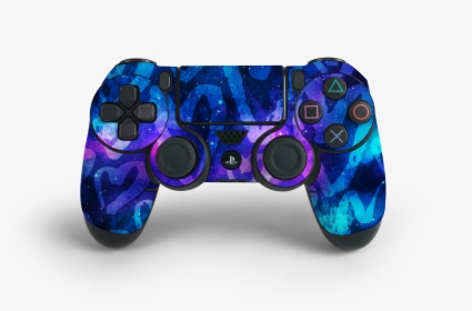 Ps4 Controller Space Love Decal Kit - Game Controller, HD Png Download, Free Download