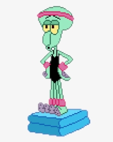 Animated Squidward Dance Meme Clipart , Png Download - Transparent Pixel Art Gif, Png Download, Free Download