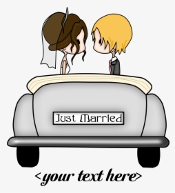 Loading Car Clipart 11 Auto - Just Married Car Clipart, HD Png Download, Free Download