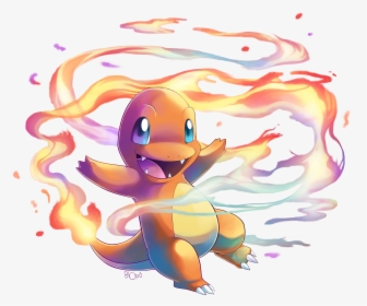 004 Charmander Used Fire Spin And Scratch - Charmander Art, HD Png Download, Free Download