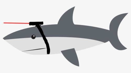 Lasers, Laser Weapon, Laser Shark, Austin Powers, Dr - Great White Sharks Cartoon, HD Png Download, Free Download