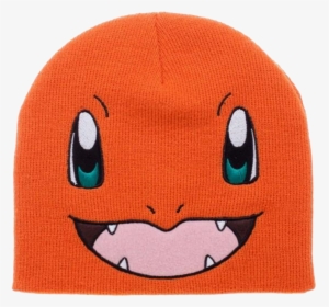 Charmander Knit Beanie Cap Hat - Beanie, HD Png Download, Free Download