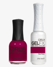 Orly Perfect Pair Lacquer & Gel Fx, 31145, Red Flare"   - Nail Polish, HD Png Download, Free Download