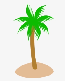 Transparent Sand Png - Transparent Background Palm Tree Clipart, Png Download, Free Download