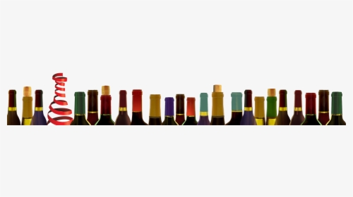 Row Of Wine Bottles Png, Transparent Png, Free Download
