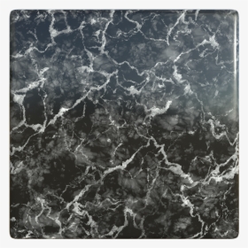 Marble Texture With White Cracks And Black Background, - Monochrome, HD Png Download, Free Download