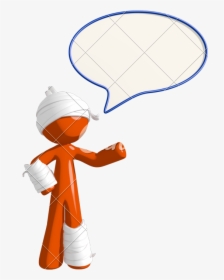 Personal Injury Victim Speaking Through Word Bubble - Illustration, HD Png Download, Free Download
