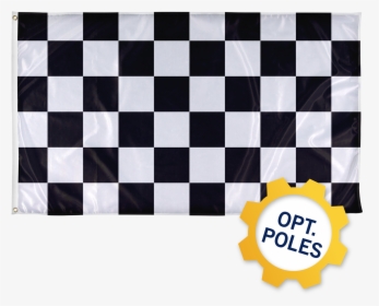 5 X 7 Checkerboard - Red And Yellow Checkered Flag, HD Png Download, Free Download