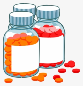 Pharmaceutical Drug Medicine Tablet Clip Art - Pill Bottle Clipart Png, Transparent Png, Free Download