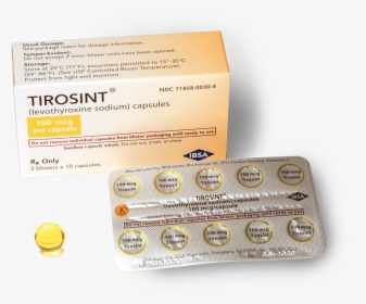 Tirosint Thyroid Information - Tirosint Gel Capsules, HD Png Download, Free Download