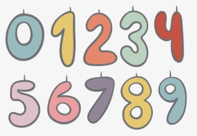 Numbers Sketch Birthday Candle Clipart And Psd Transparent - Illustration, HD Png Download, Free Download