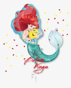Little Mermaid Ariel - Ariel Super Shape Balloon, HD Png Download, Free Download