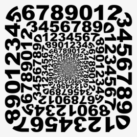 Numbers Frame Vortex Clip Arts - Counting To Infinity, HD Png Download, Free Download