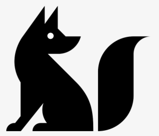 Fox Black And White Logo, HD Png Download, Free Download