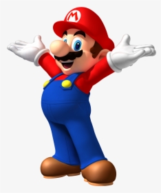 Free Download Super Mario Hands Up Clipart Mario Bros - Mario With Transparent Background, HD Png Download, Free Download