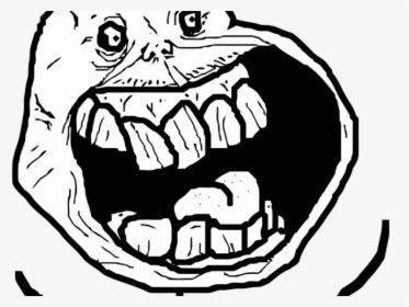 Transparent Troll Face Png - Funny Face Cartoon Meme, Png Download, Free Download