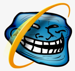 Internet Explorer Troll Face, Hd Png Download , Png - Internet Explorer Troll Face, Transparent Png, Free Download