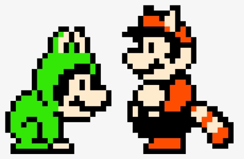 Transparent Super Mario Bros Png - Mario Bros 3 Pixel Art, Png Download, Free Download
