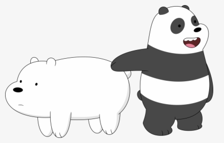 Who Wants To Ride The Polar Bear By Porygon2z - We Bare Bears Panda And Ice Bear, HD Png Download, Free Download