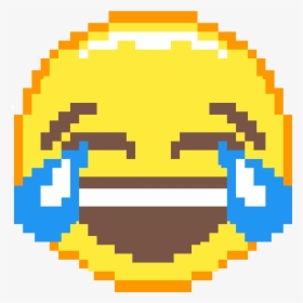 Laughing Crying Emoji Pixel Art, HD Png Download, Free Download