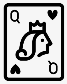 Transparent Queen Of Hearts Card Png - Queen Of Hearts Icon, Png Download, Free Download