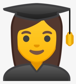 Woman Student Icon - Emoji Mulher Png, Transparent Png, Free Download