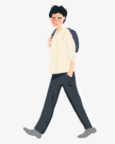 Transparent Student Walking Png - Illustration, Png Download, Free Download