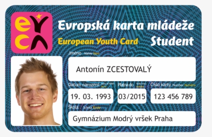 Evropská Karta Mládeže Eyca - Evropská Karta Mládeže, HD Png Download, Free Download