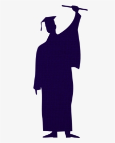 Student Graduation Clipart - Graduate With Transparent Background, HD Png Download, Free Download