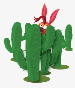 Cactus - Cartoon, HD Png Download, Free Download