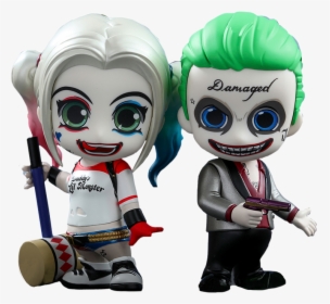 Hot Toys Htcosb303 "harley Quinn With Mallet Plus The - Joker And Harley Quinn Cosbaby, HD Png Download, Free Download